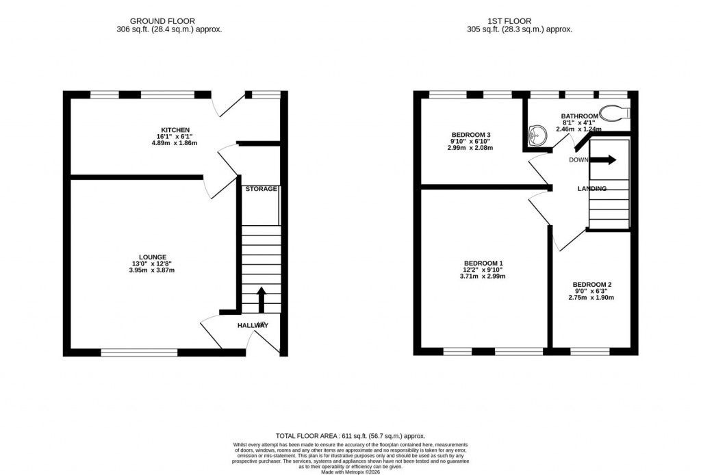 Floorplans For Danefield Road, Northampton