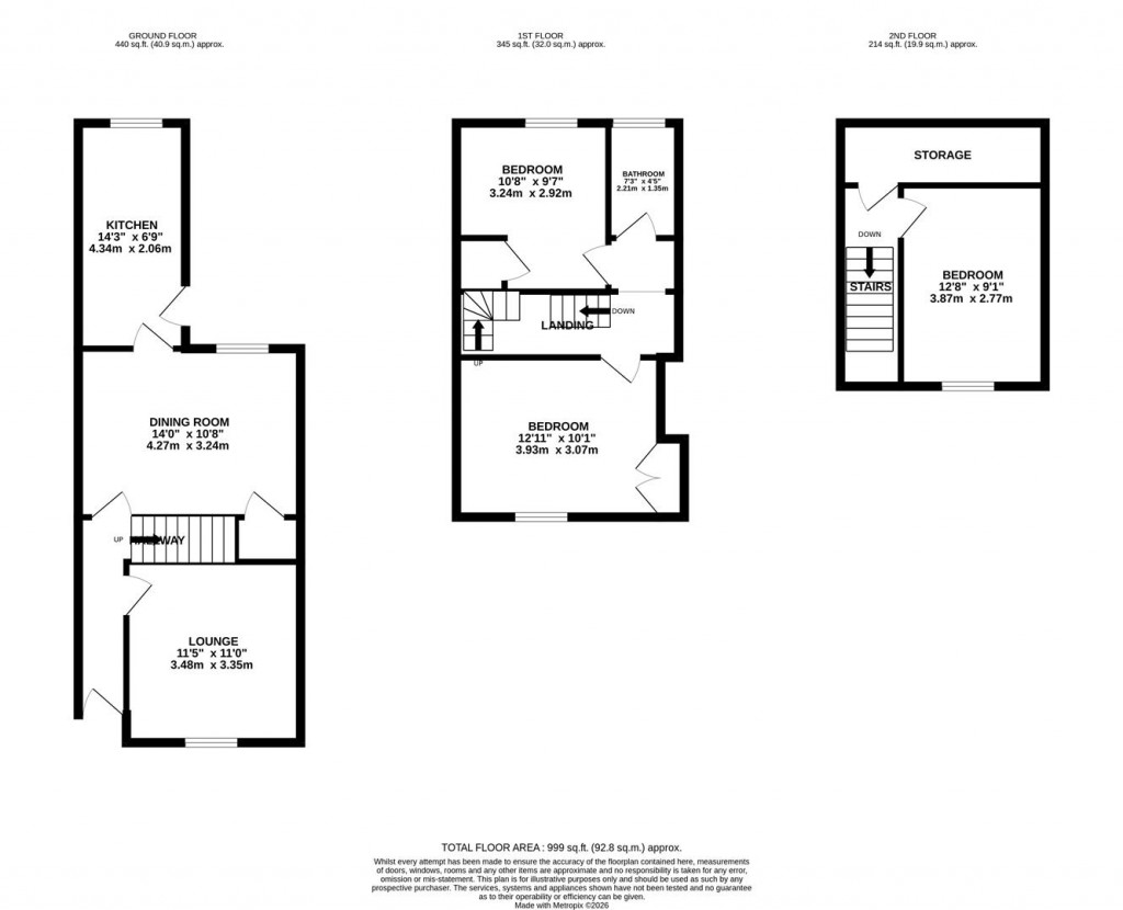 Floorplans For Leicester Street, Kettering