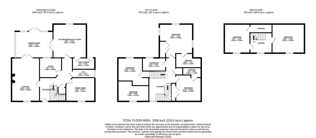 Floorplans For Deenethorpe, East Northamptonshire