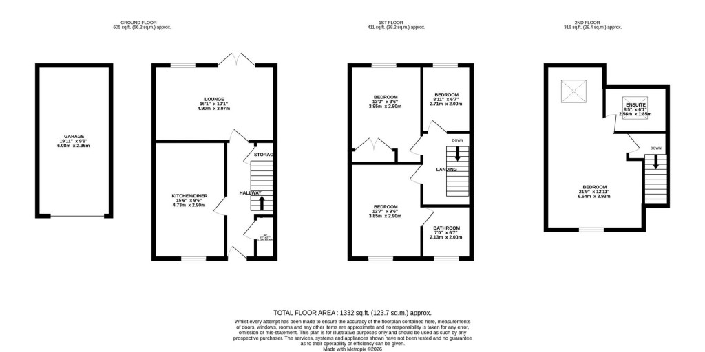 Floorplans For Thornton Avenue, Barton Seagrave