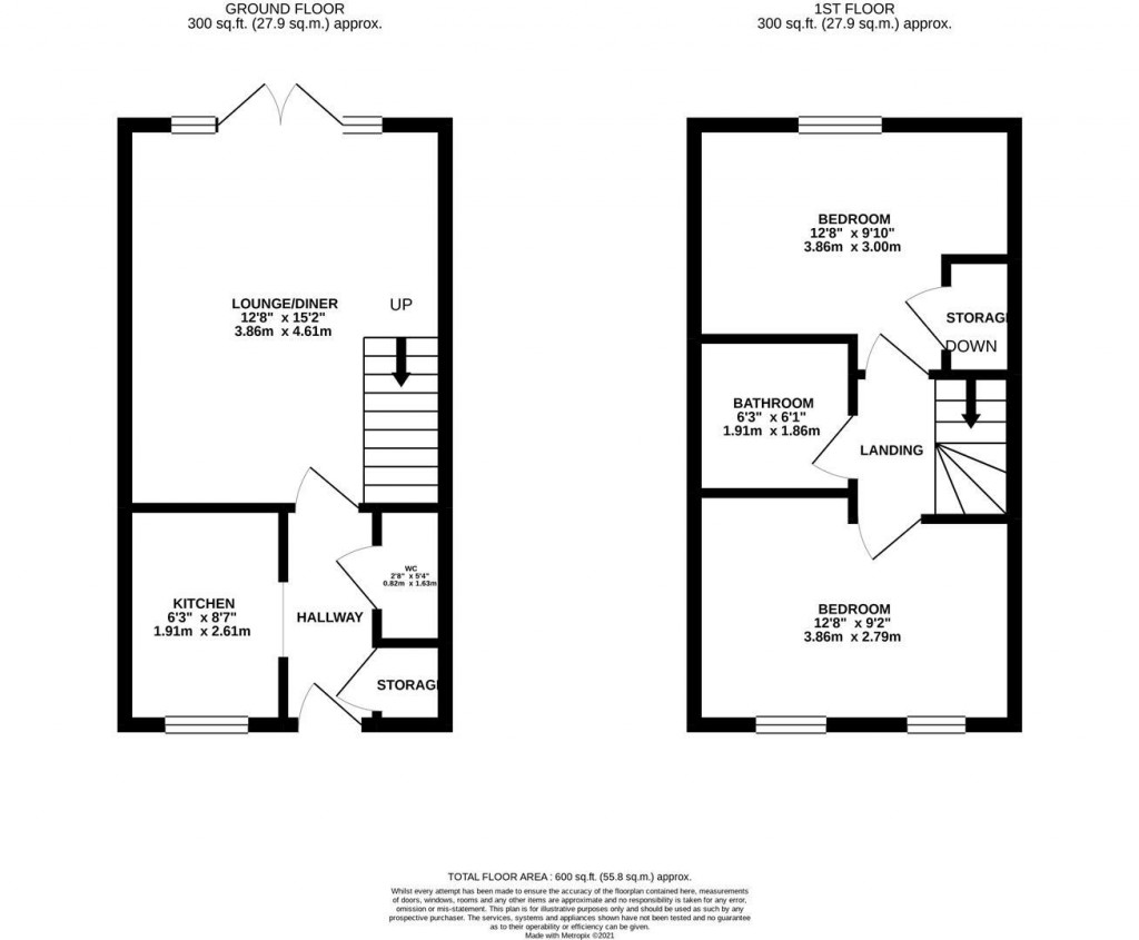 Floorplans For Grimsthorpe Avenue, Barton Seagrave
