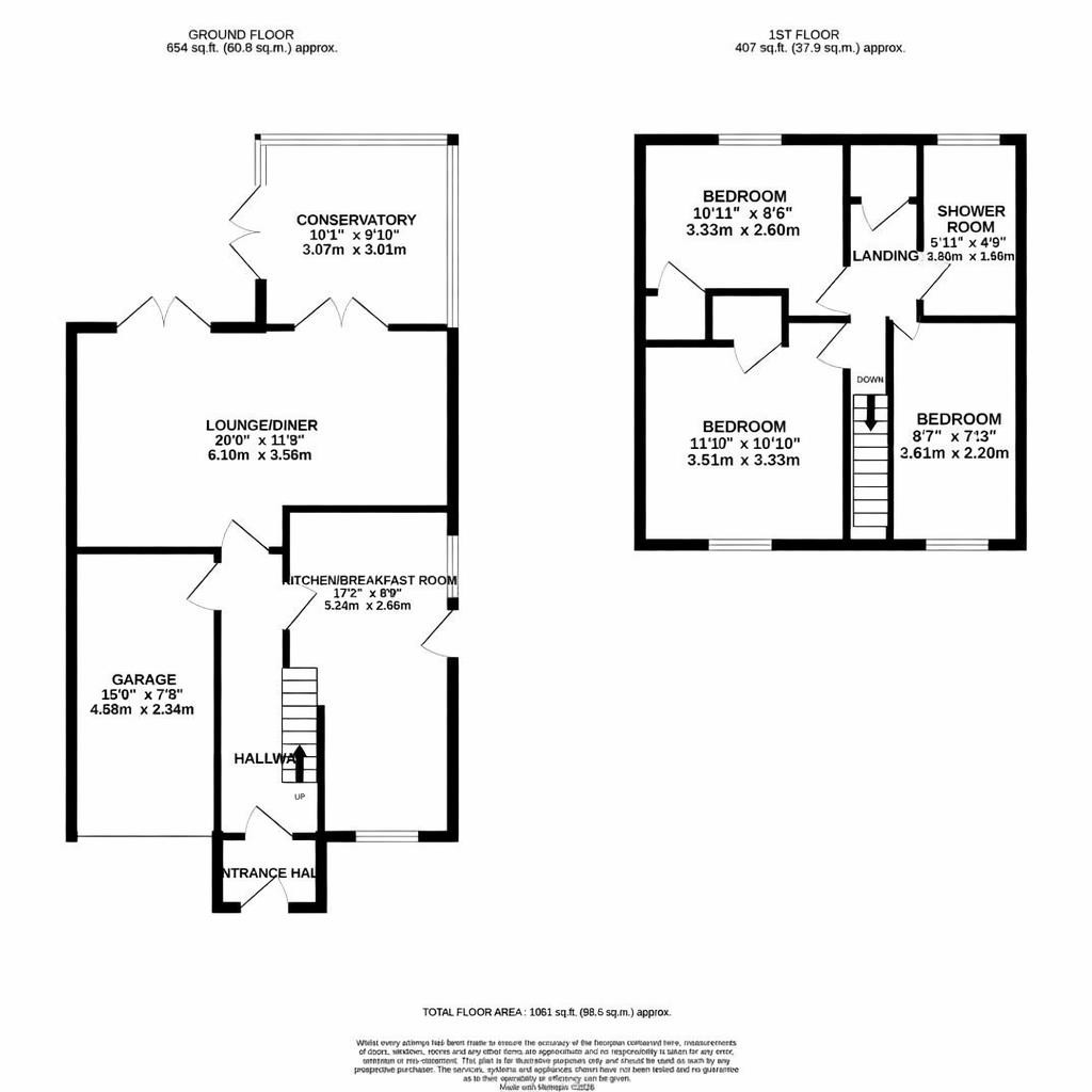 Floorplans For Fitzwilliam Drive, Barton Seagrave