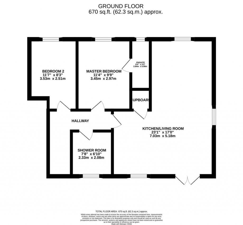 Floorplans For Mill House, River View, Northampton