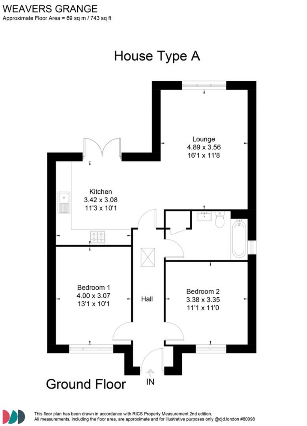 Floorplans For Ahern Close, Bozeat, Wellingborough