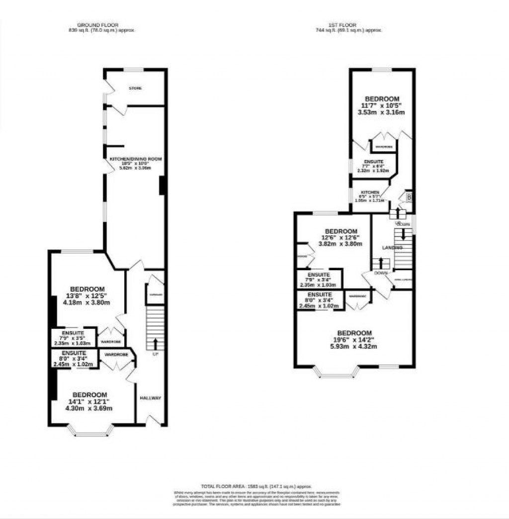 Floorplans For SUPERB INVESTMENT OPPORTUNITY -HMO -York Road, Kettering