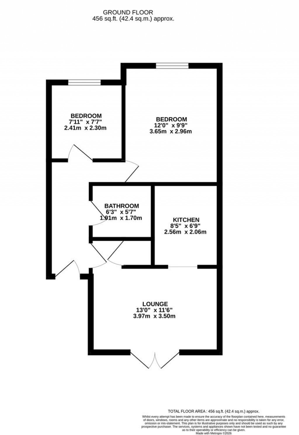 Floorplans For Victoria Court, North Street, Rushden