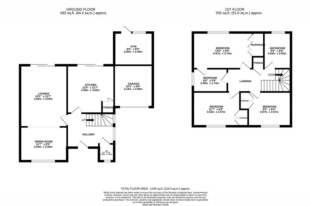 Floorplans For The Heights, Market Harborough