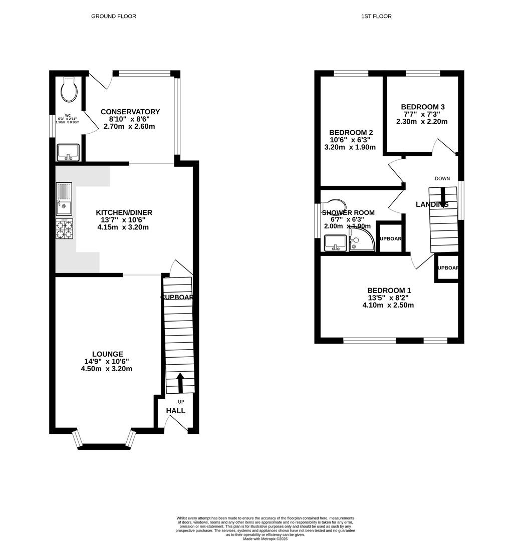 Floorplans For Sycamore Close., Kettering