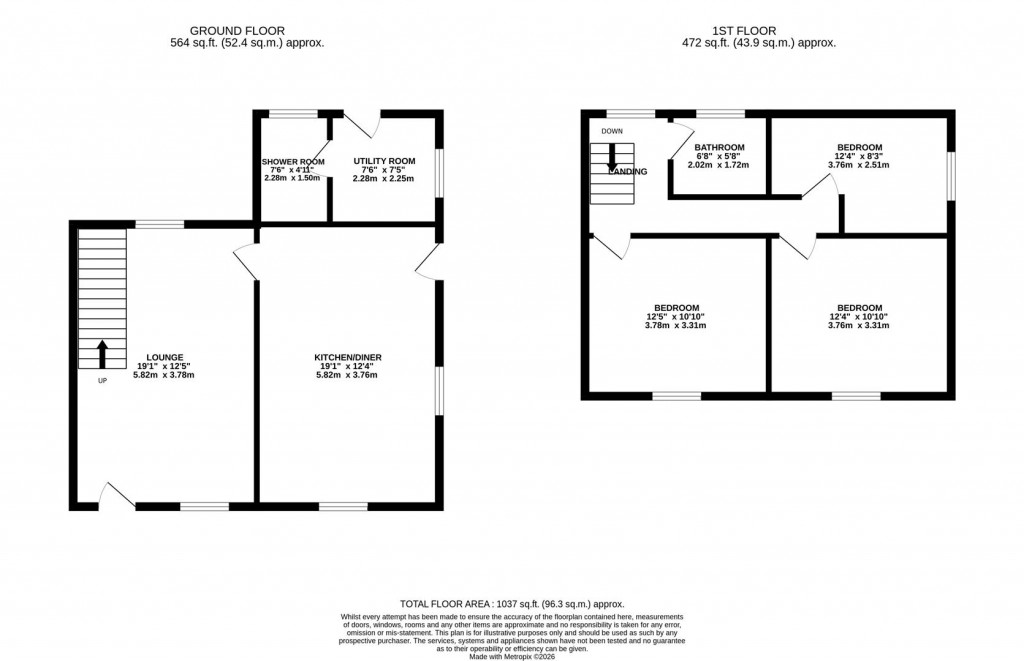Floorplans For The Green, Kislingbury, Northampton
