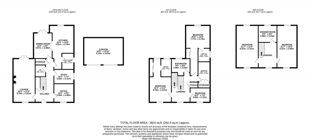 Floorplans For The Paddocks, Stanion, Kettering