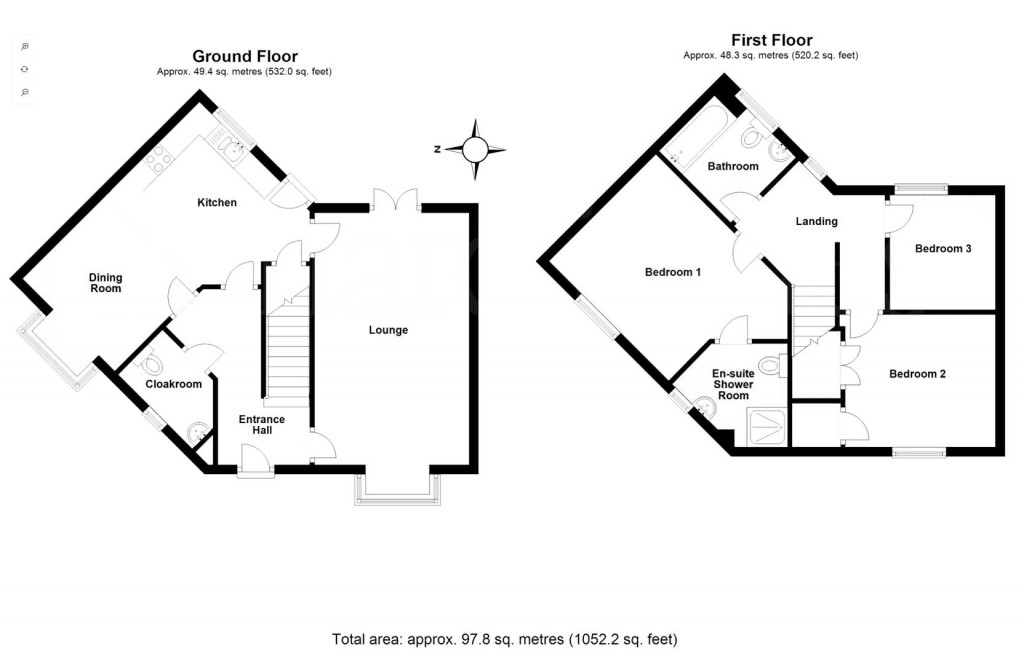 Floorplans For Neptune Road, Wellingborough