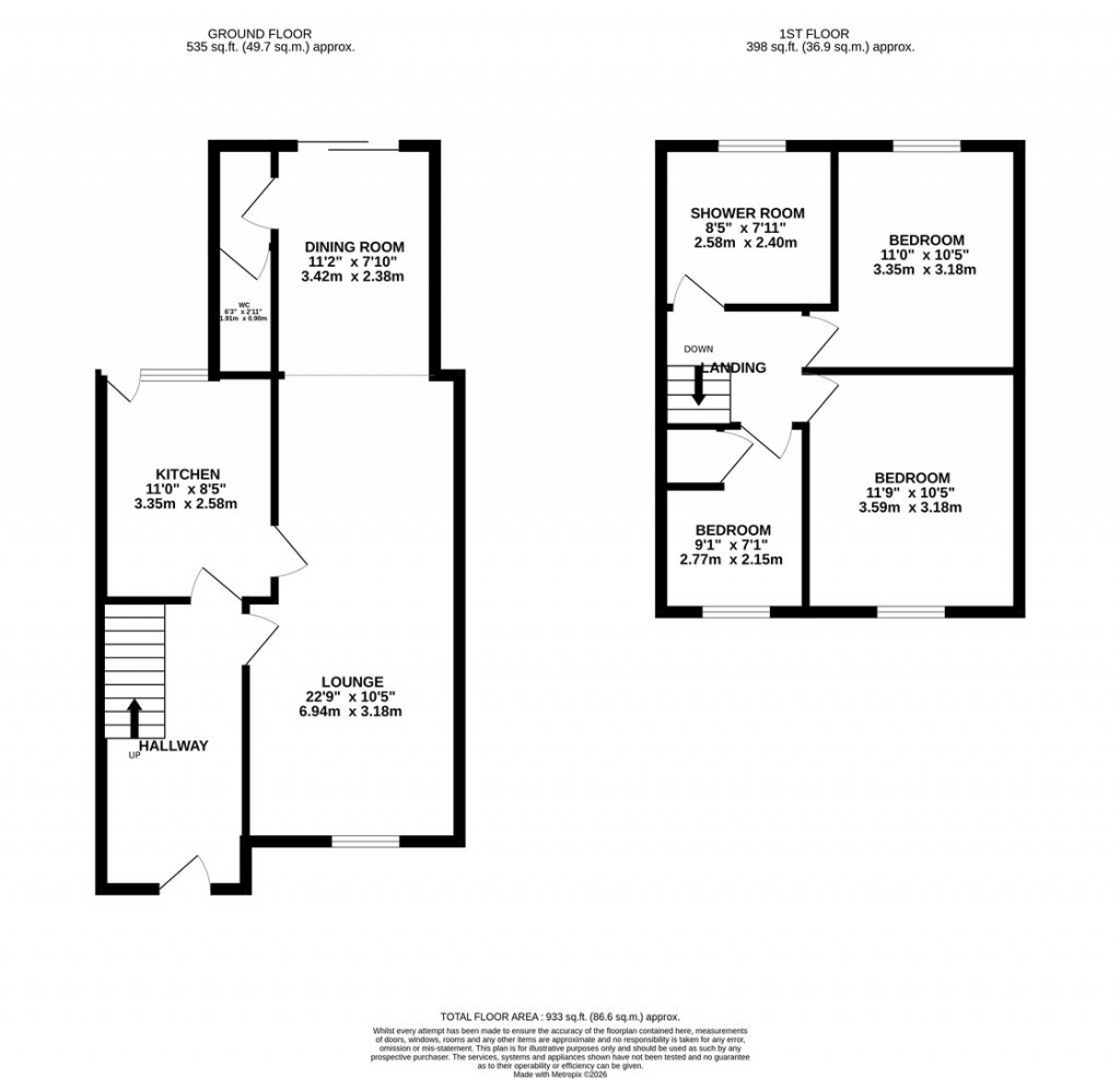 Floorplans For St. Johns Road, Kettering