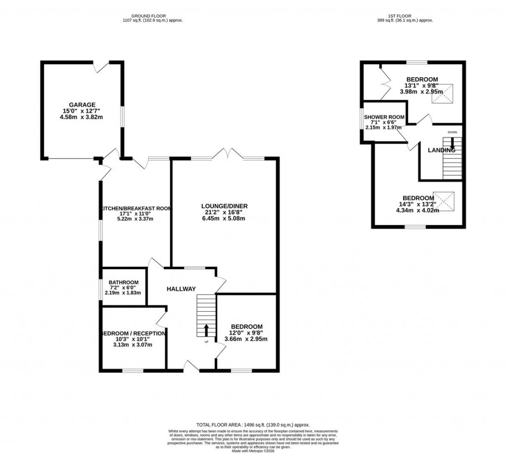 Floorplans For Isham Road, Pytchley, Kettering
