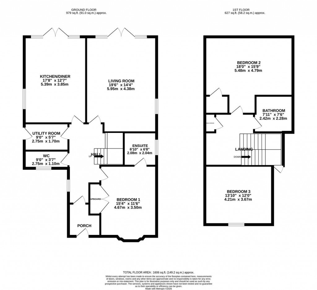 Floorplans For Neale Avenue, Kettering