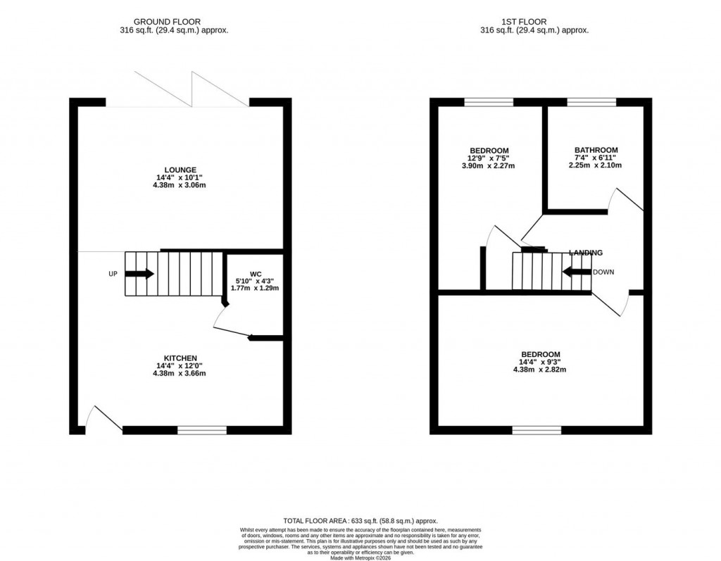 Floorplans For Dandy Drive, Market Harborough