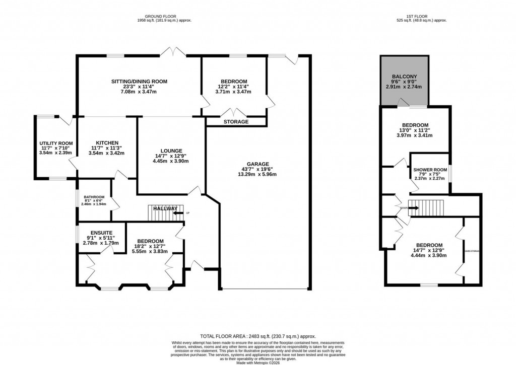 Floorplans For Braybrooke Road, Dingley, Market Harborough