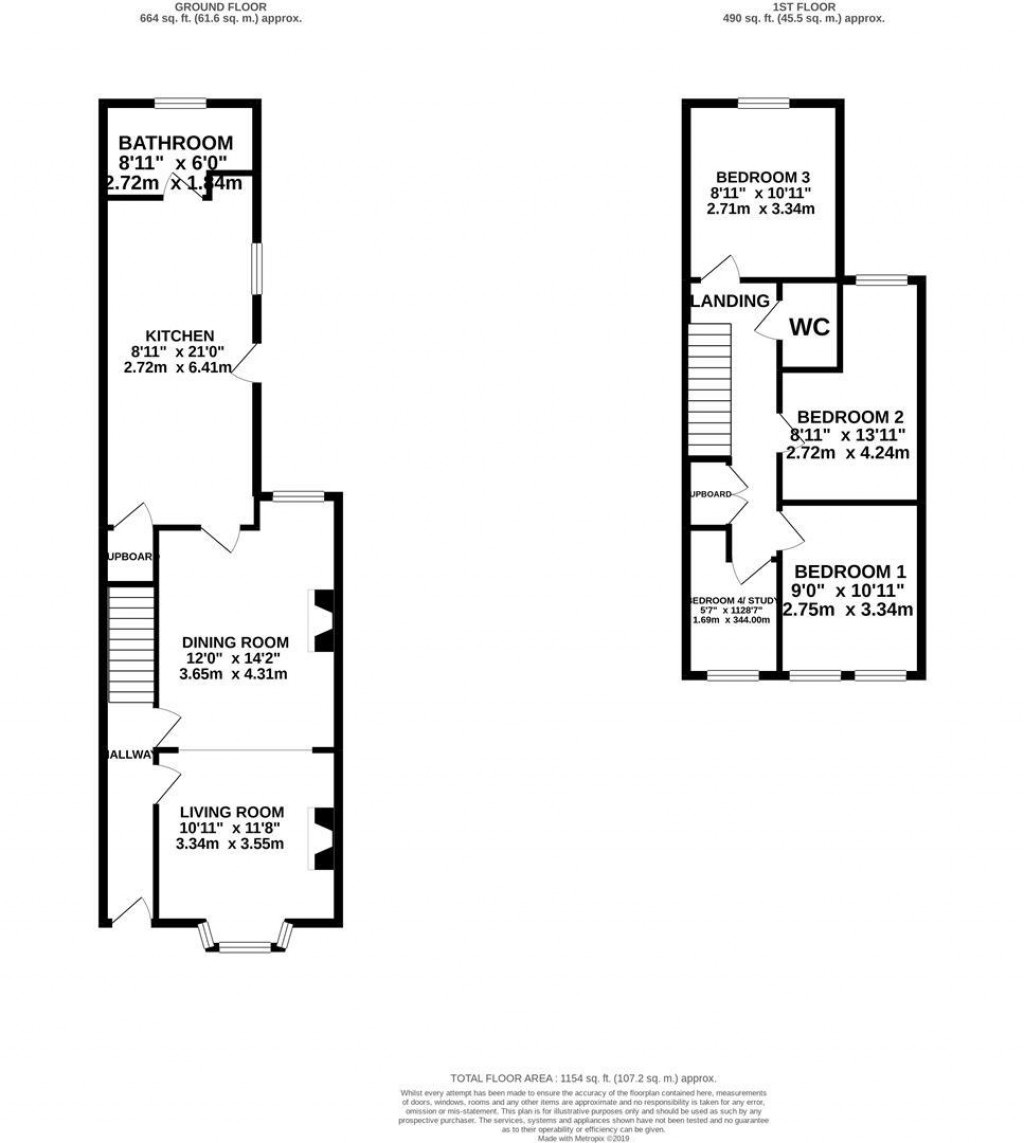 Floorplans For St. Peters Avenue, Kettering