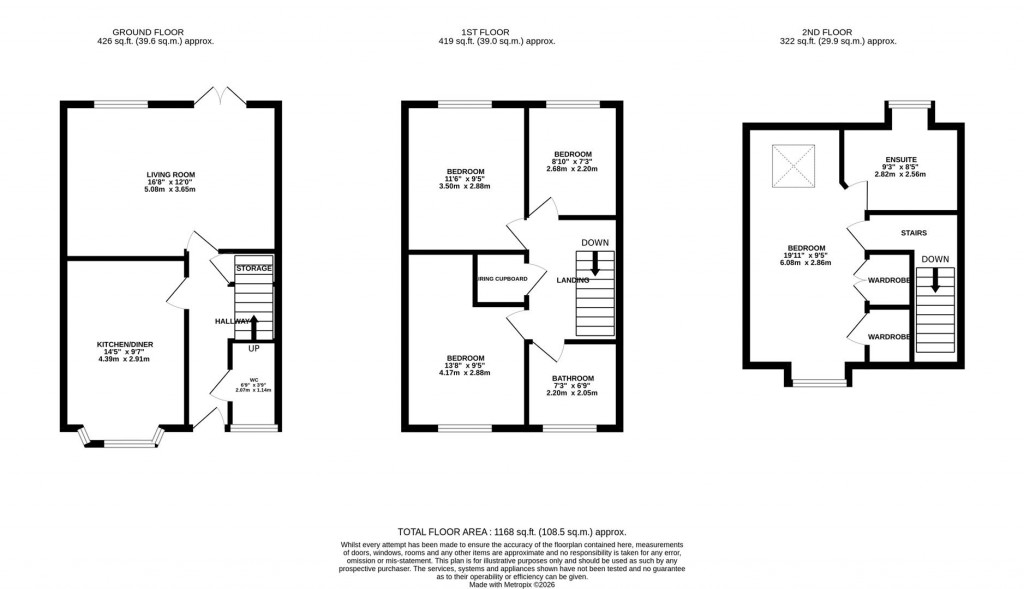Floorplans For Roman Road, Little Stanion, Corby