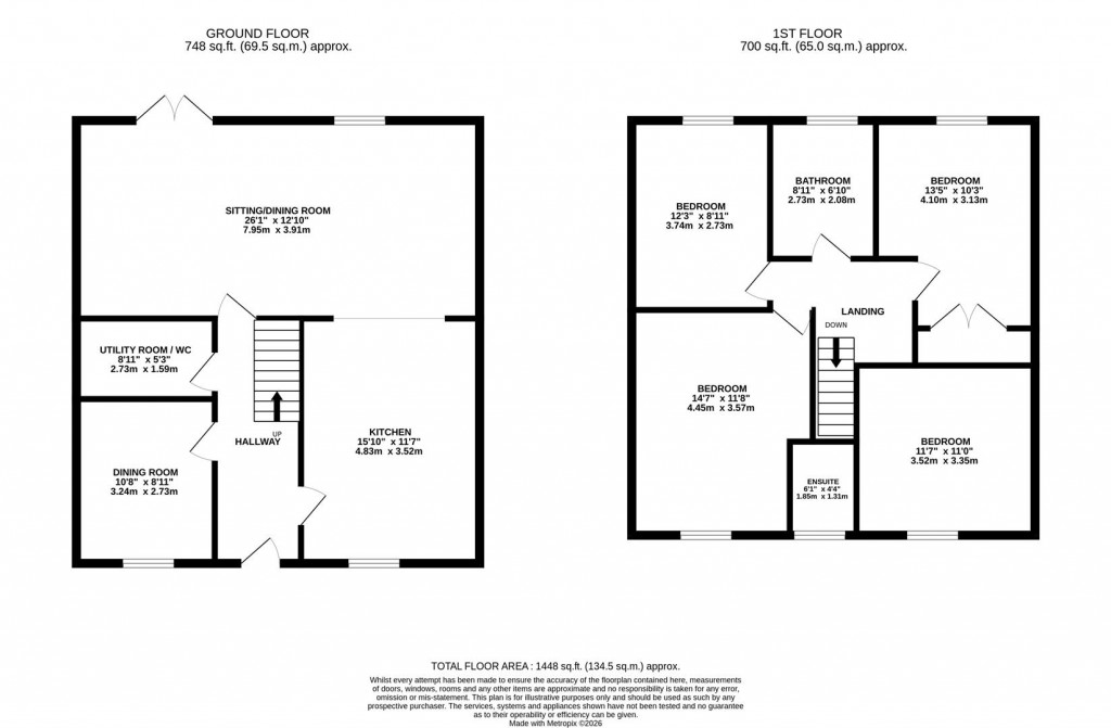 Floorplans For Fitzhugh Rise, Wellingborough
