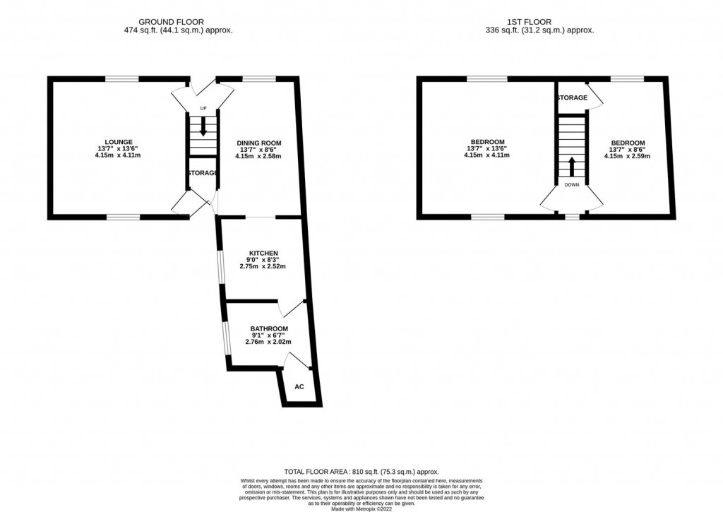 Floorplans For Queen Street, Geddington