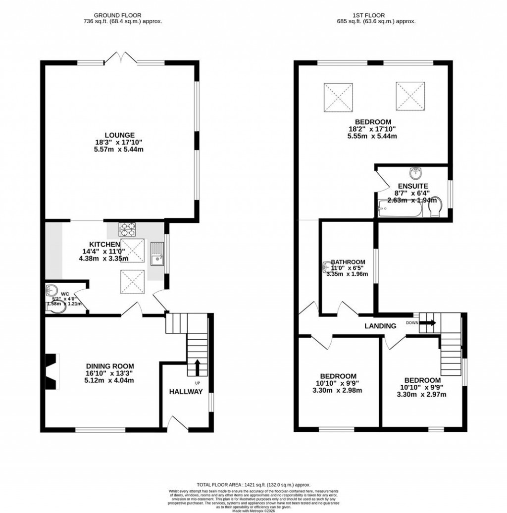 Floorplans For Pegs Lane, Clipston, Market Harborough