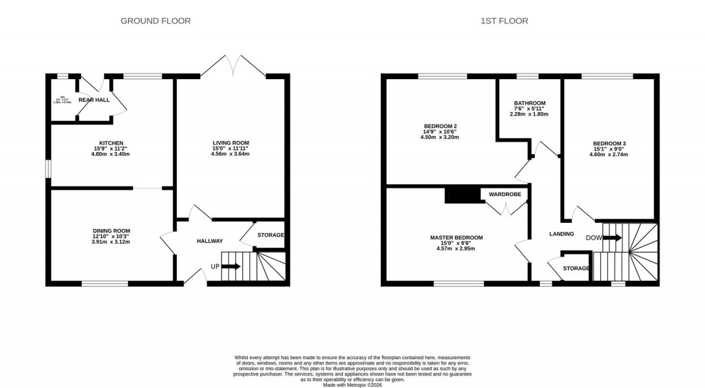 Floorplans For Compton Place, Kettering