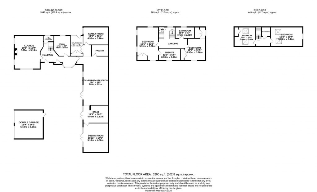 Floorplans For Glebe Farm, Pytchley, Kettering