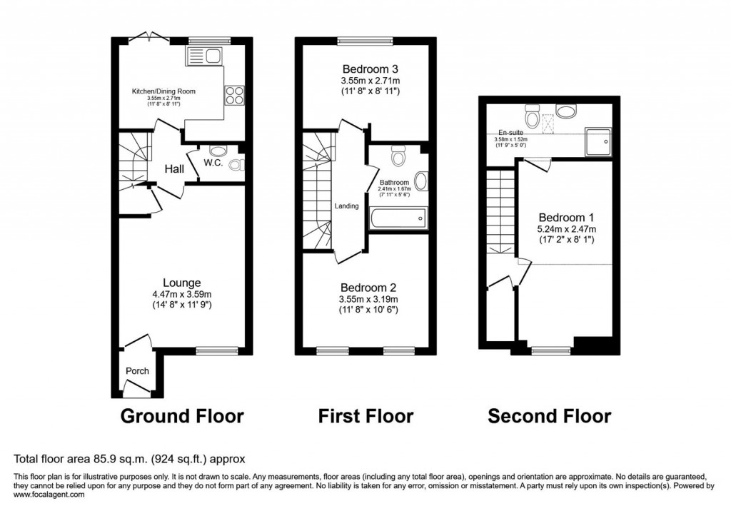 Floorplans For Sturgess Lane, Fleckney