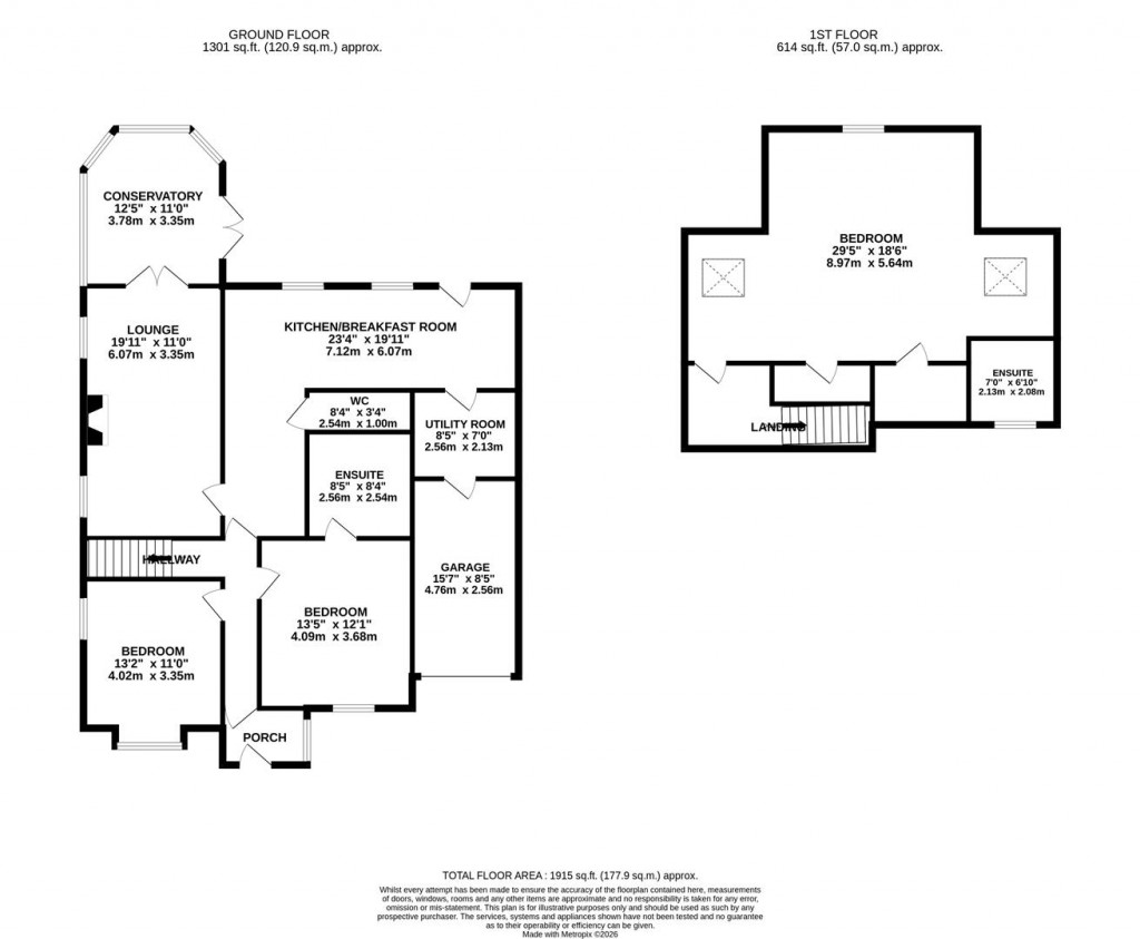 Floorplans For Harborough Road, Clipston, Market Harborough