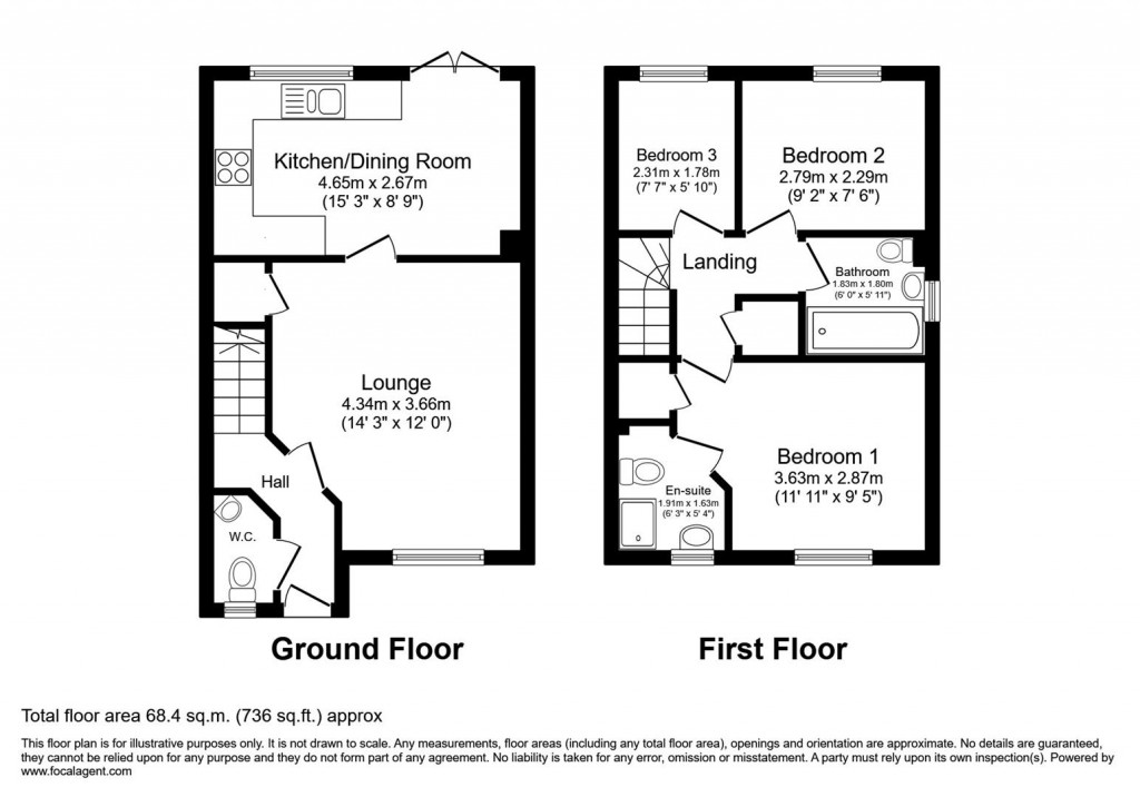Floorplans For Matlock Drive, Fleckney