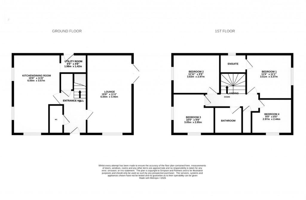 Floorplans For Dixon Mews, Kettering
