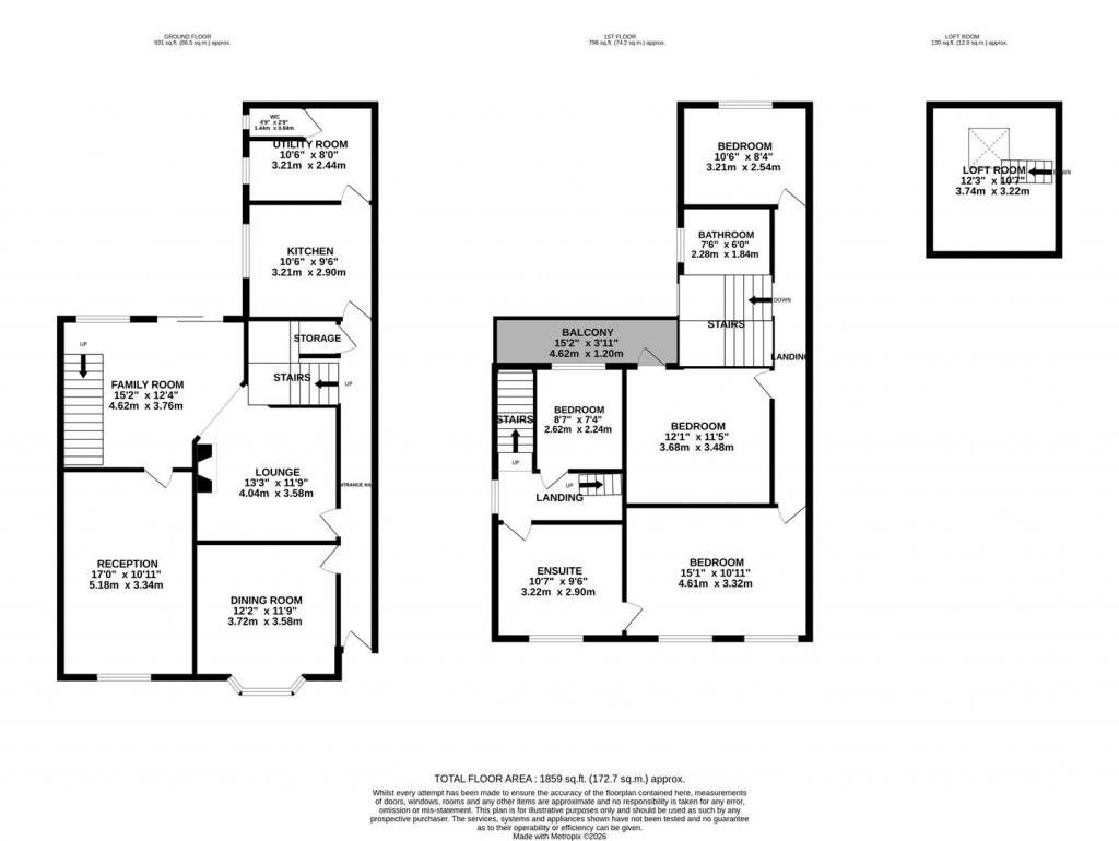 Floorplans For Kingsley Avenue, Kettering
