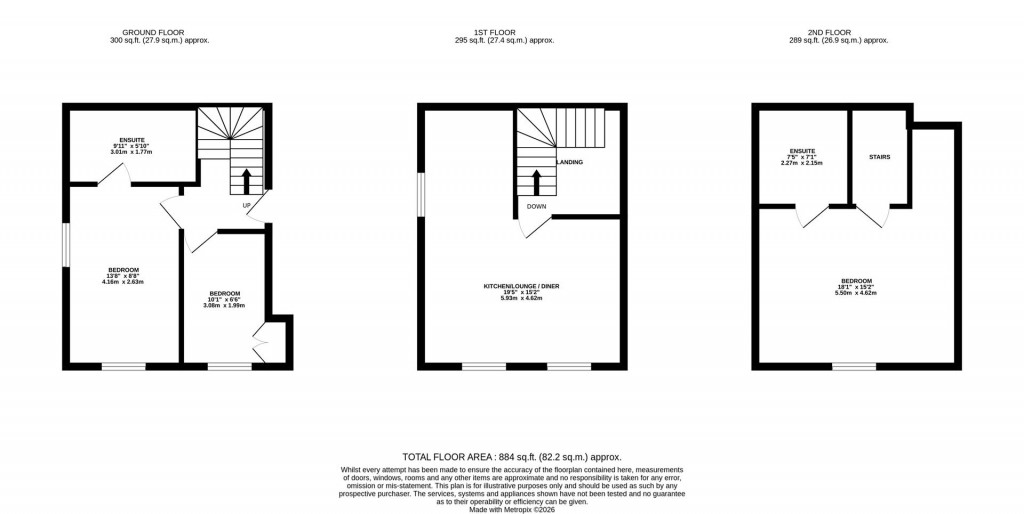 Floorplans For Rose Yard, Kibworth Harcourt