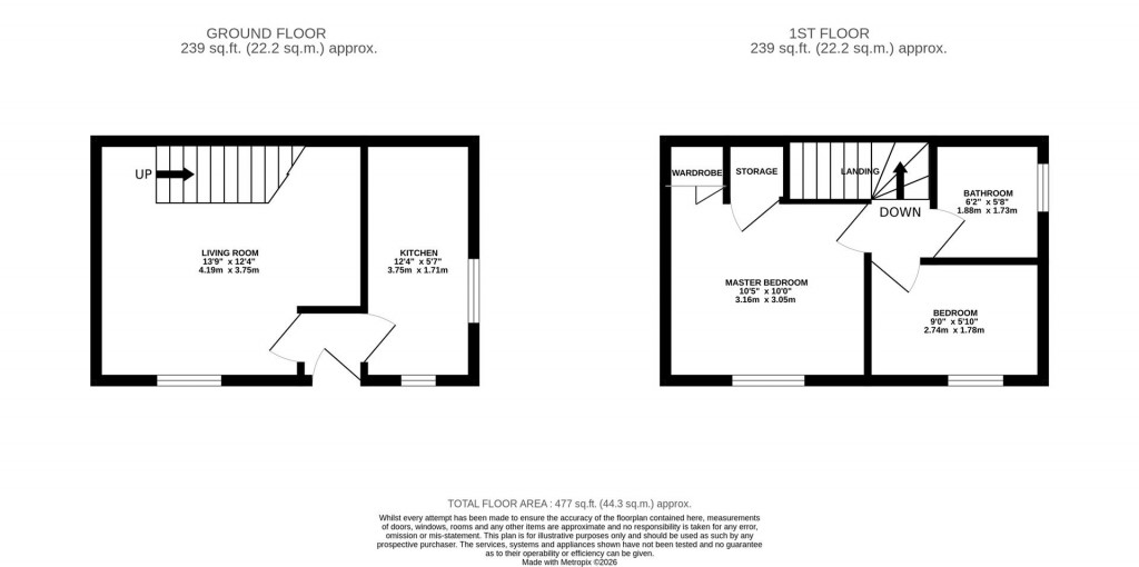 Floorplans For Avondale Mews, Kettering