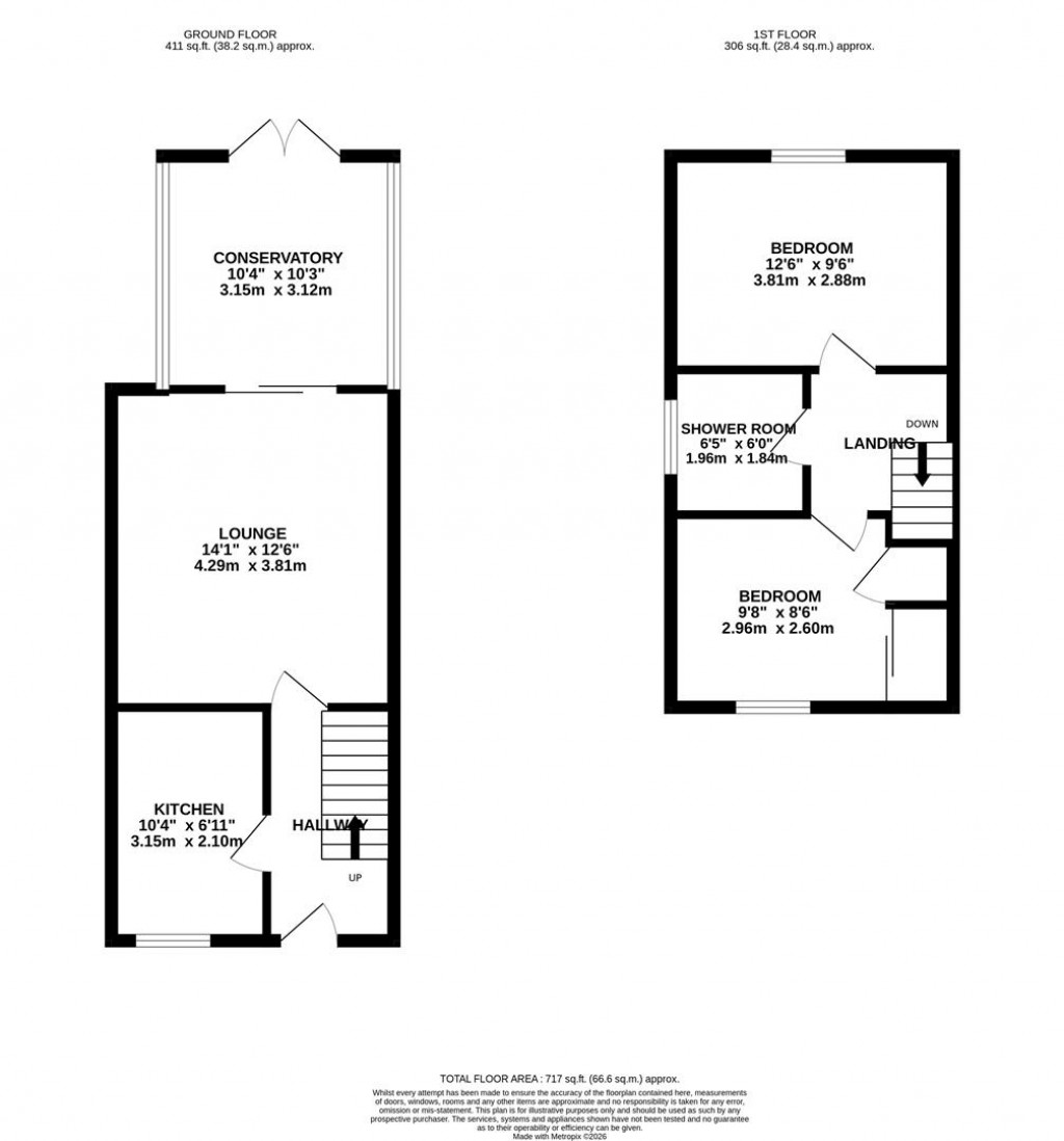 Floorplans For The Furlongs, Market Harborough