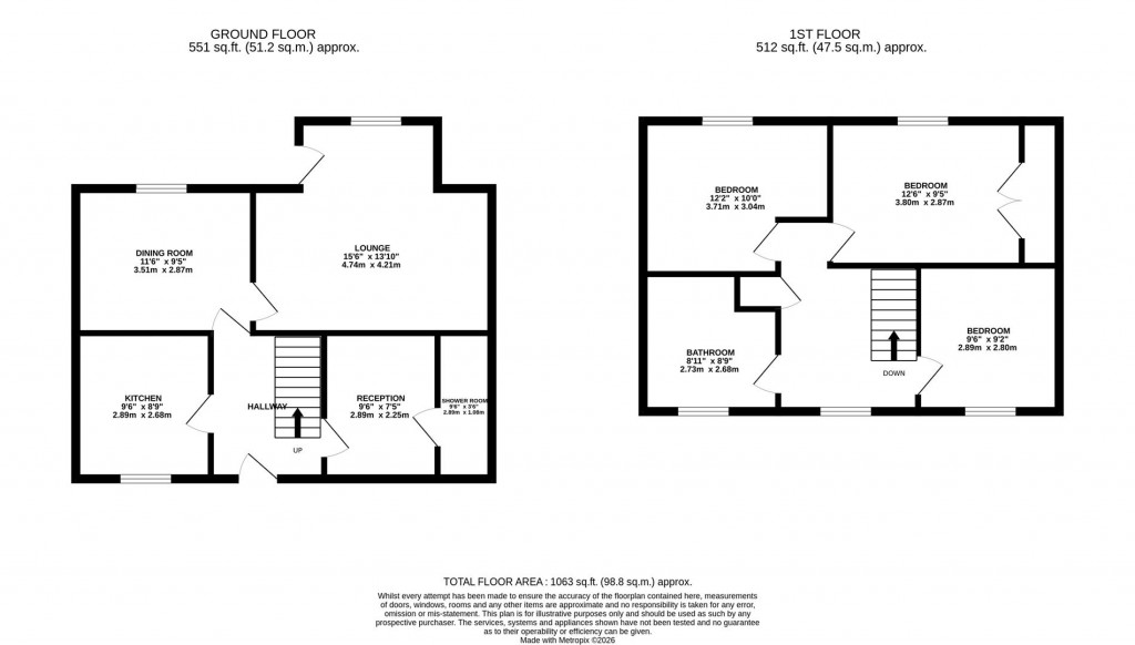 Floorplans For Mackworth Drive, Finedon
