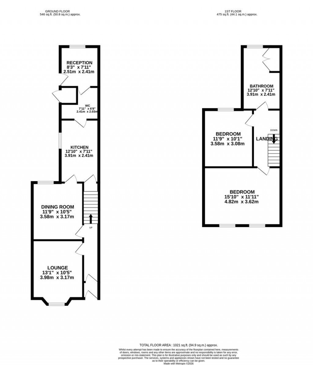 Floorplans For Charles Street, Kettering