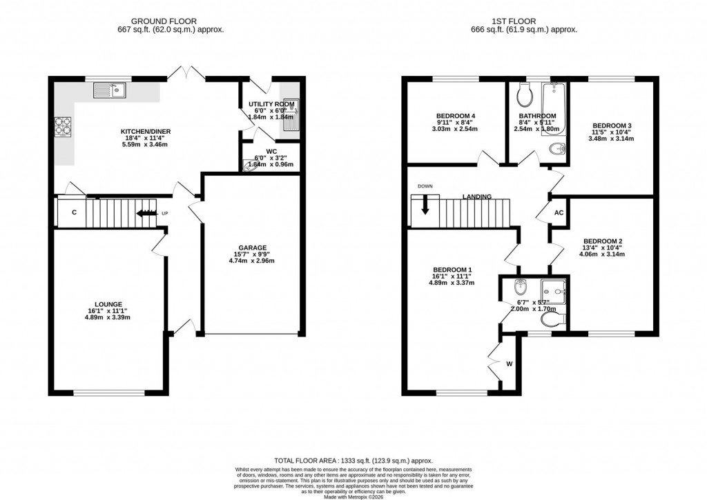 Floorplans For Centurion Way, Burton Latimer