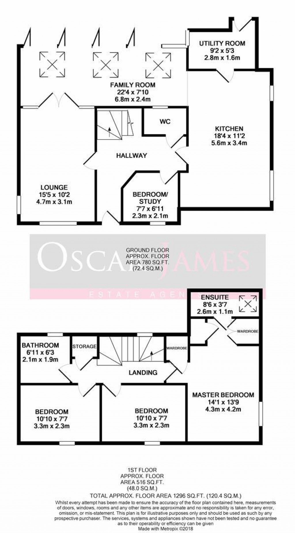 Floorplans For Darlow Close, Broughton