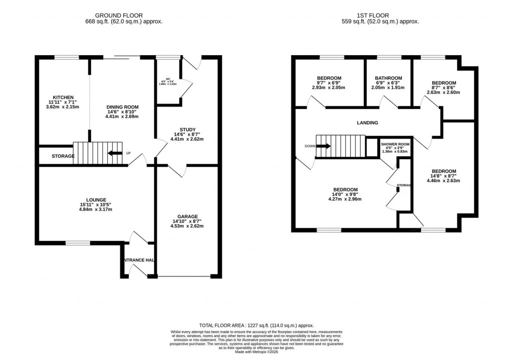 Floorplans For Goodwood Avenue, Northampton