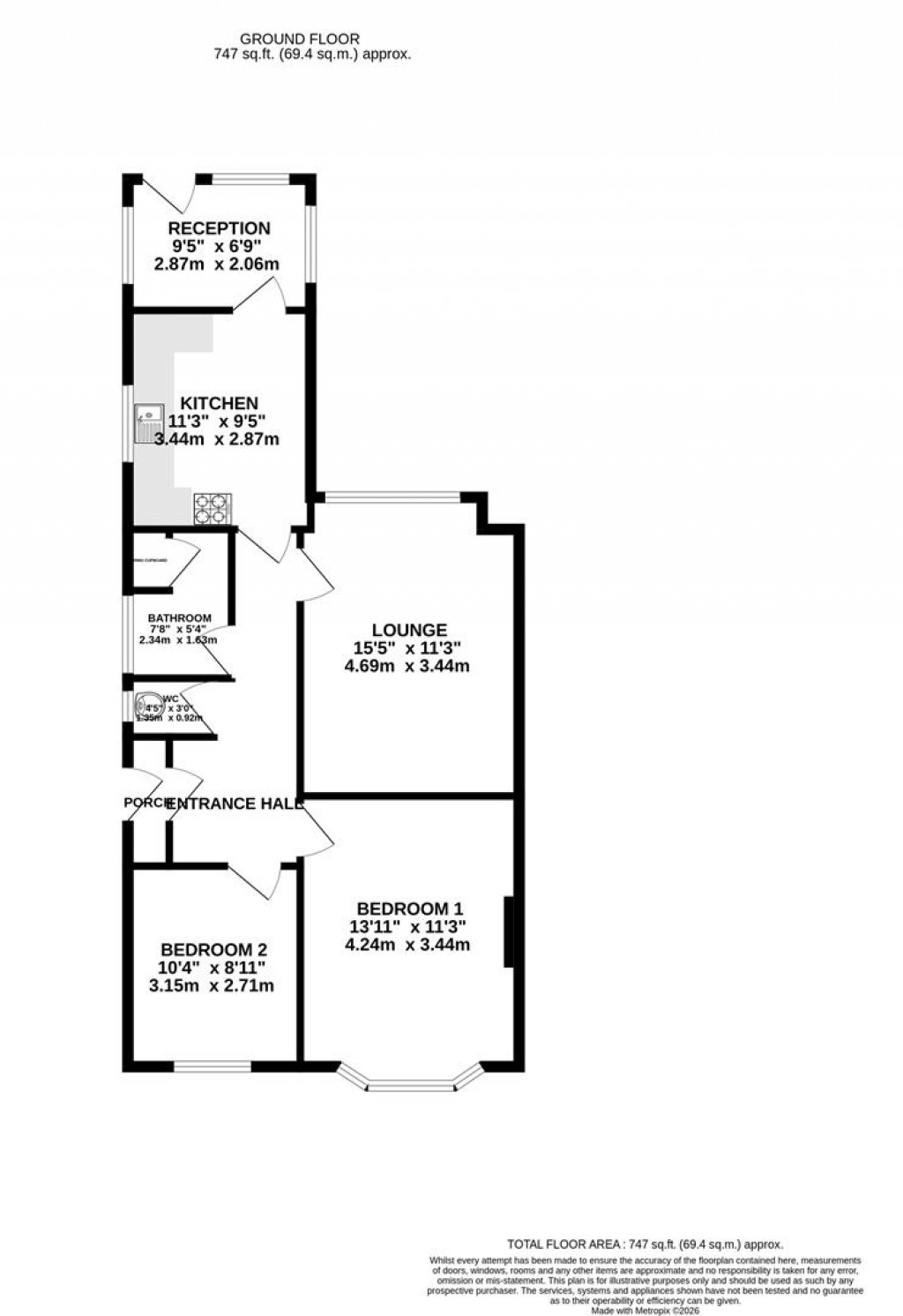 Floorplans For Harvey Road, Wellingborough