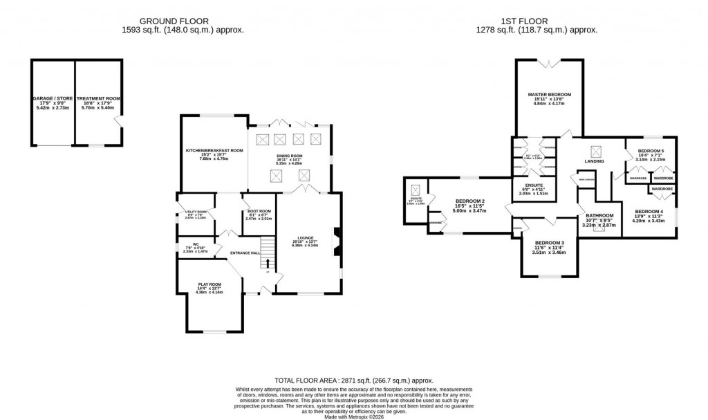 Floorplans For Orchard Close, Geddington