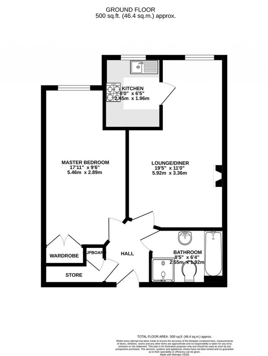 Floorplans For Leicester Road, Market Harborough