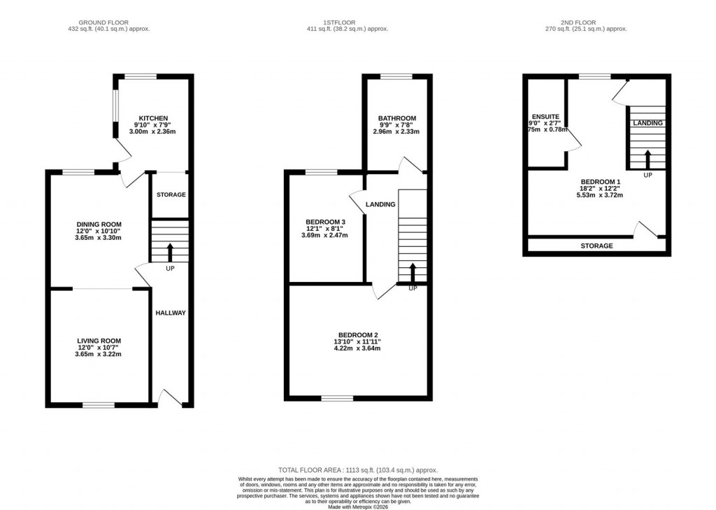 Floorplans For Scotland Street, Kettering
