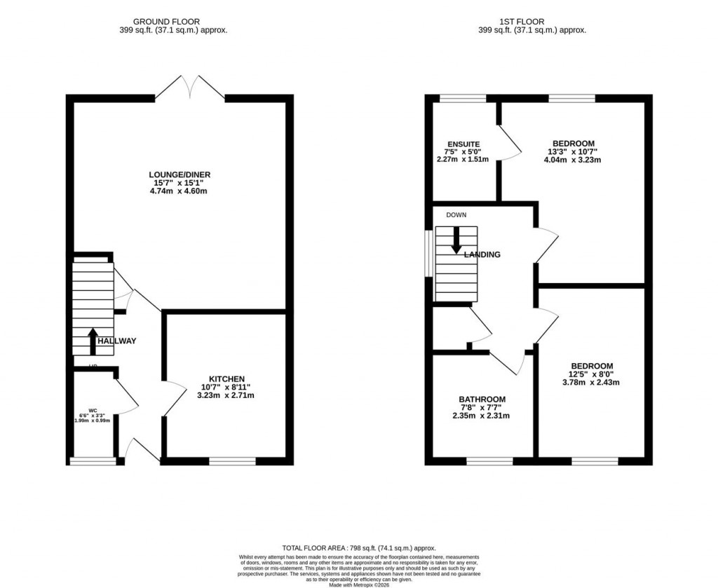 Floorplans For Northdale Common, Raunds