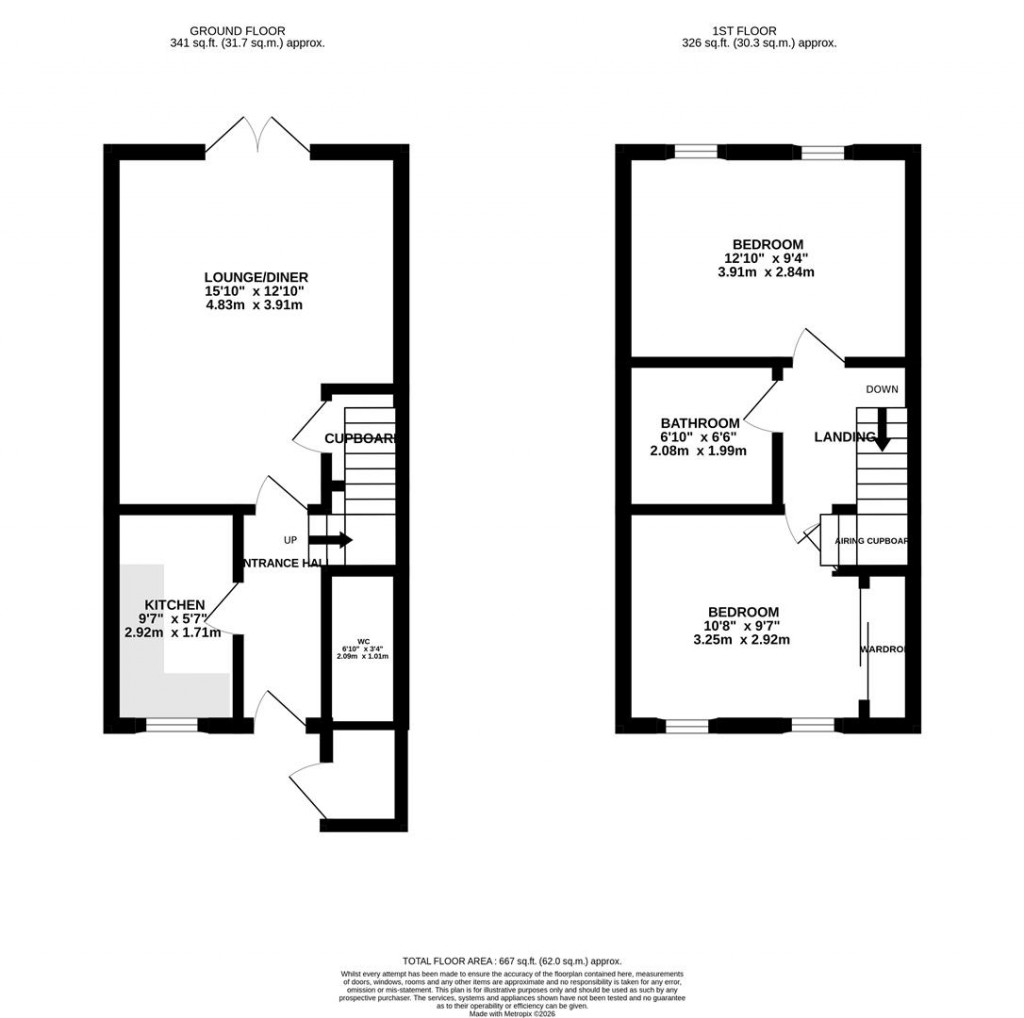Floorplans For Allen Court, Finedon