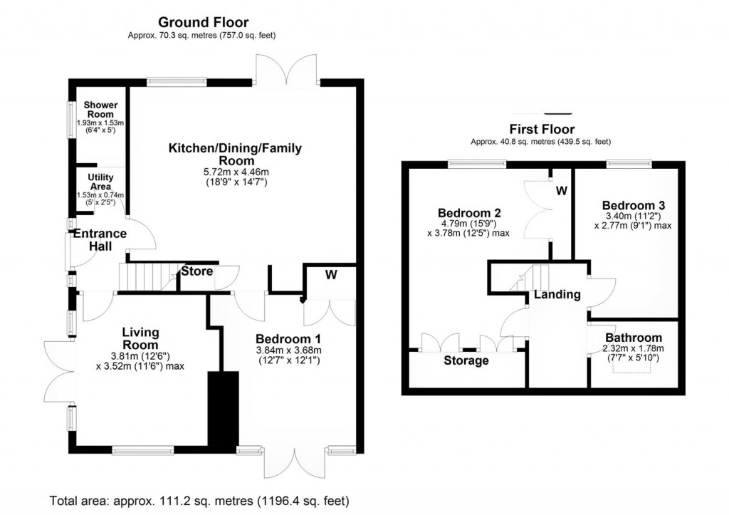 Floorplans For Kettering Road, Little Cransley