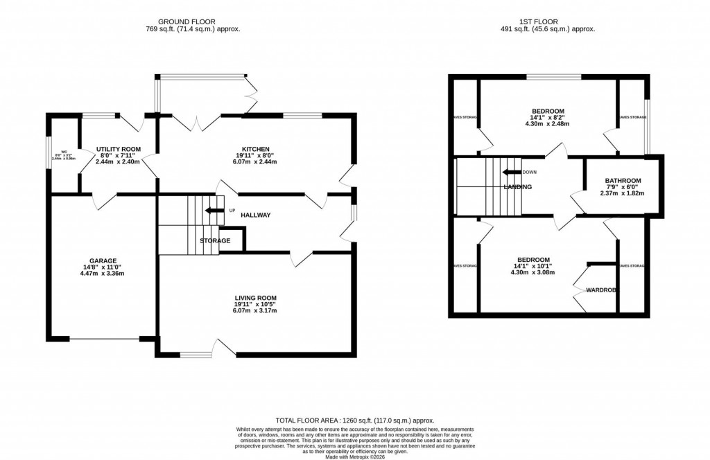 Floorplans For Lynwood Close, Kettering