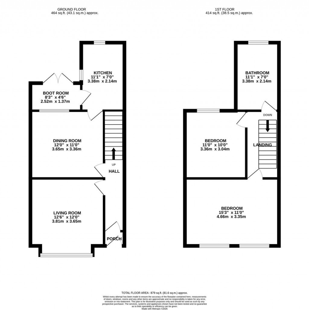 Floorplans For Newtown Road, Wellingborough