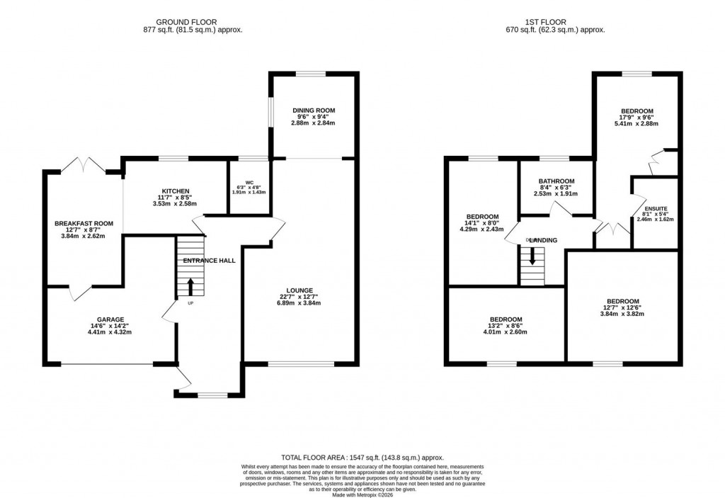 Floorplans For Avenue Road, Rushden